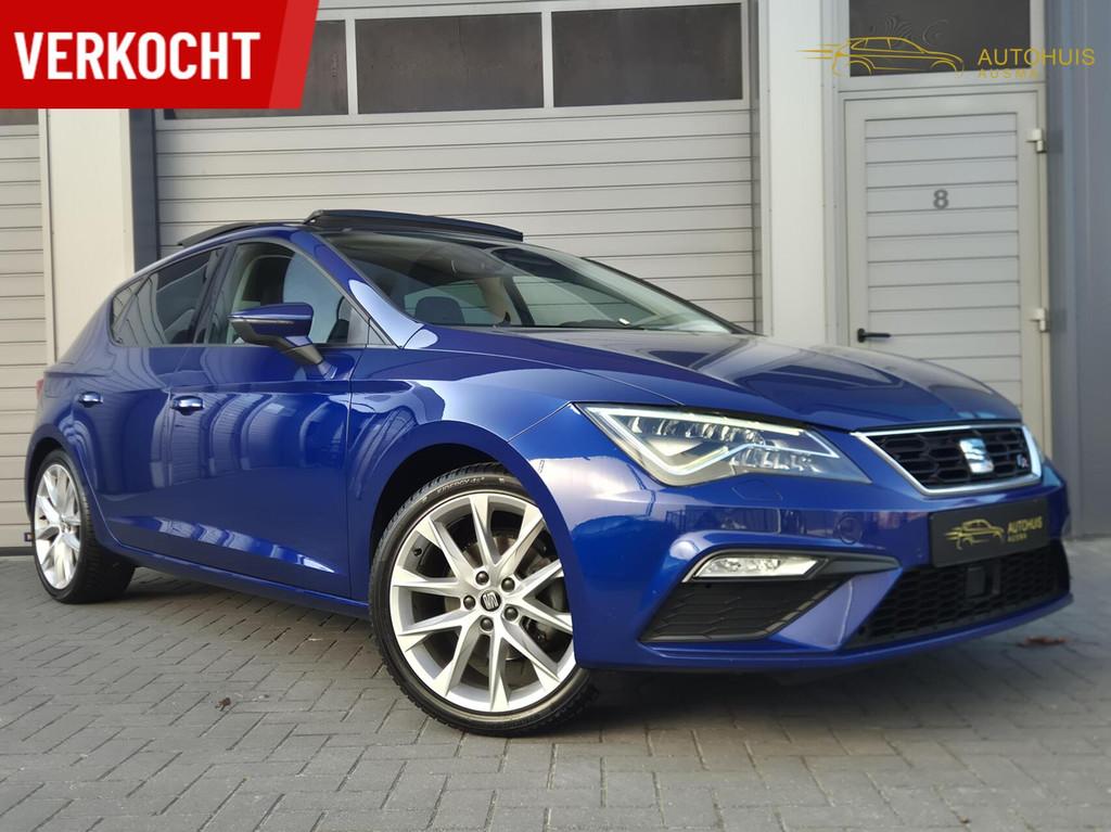 Seat Leon 1.4 EcoTSI FR Pano/Led/Sound/Sfeer/Cruise/Carplay/, 1141 kg, Gebruikt, Zwart, 4 cilinders