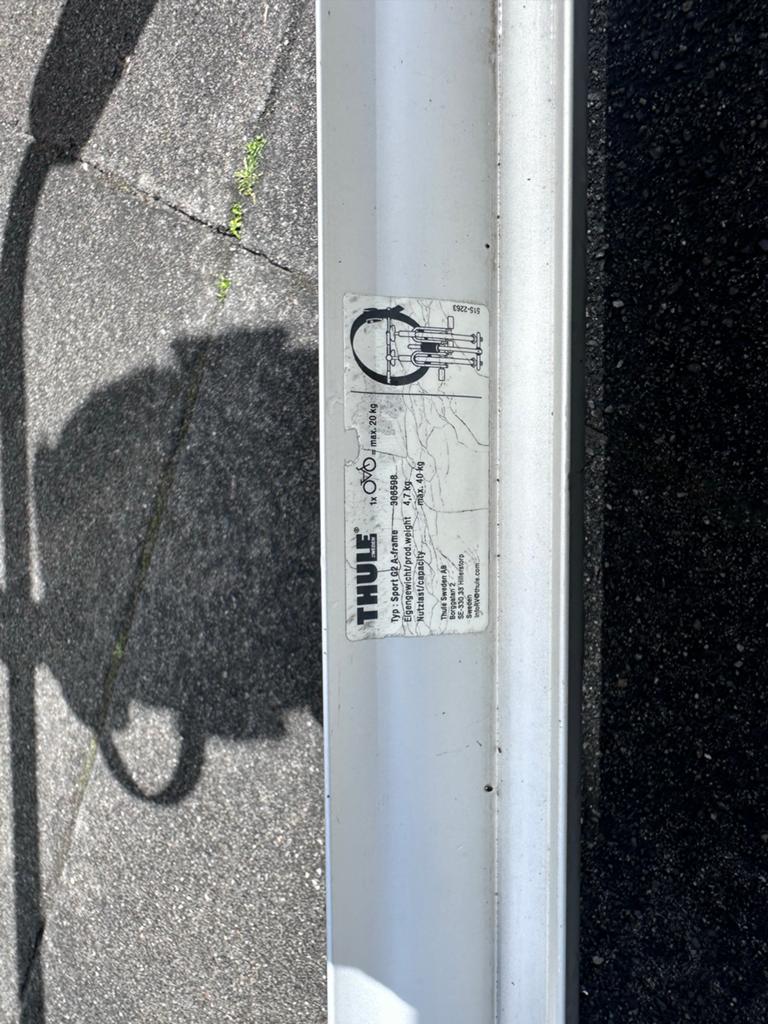 Thule Sport G2 fietsendrager voor 2 fietsen, Gebruikt, 2 fietsen, Elektrische fiets, Achterklepdrager