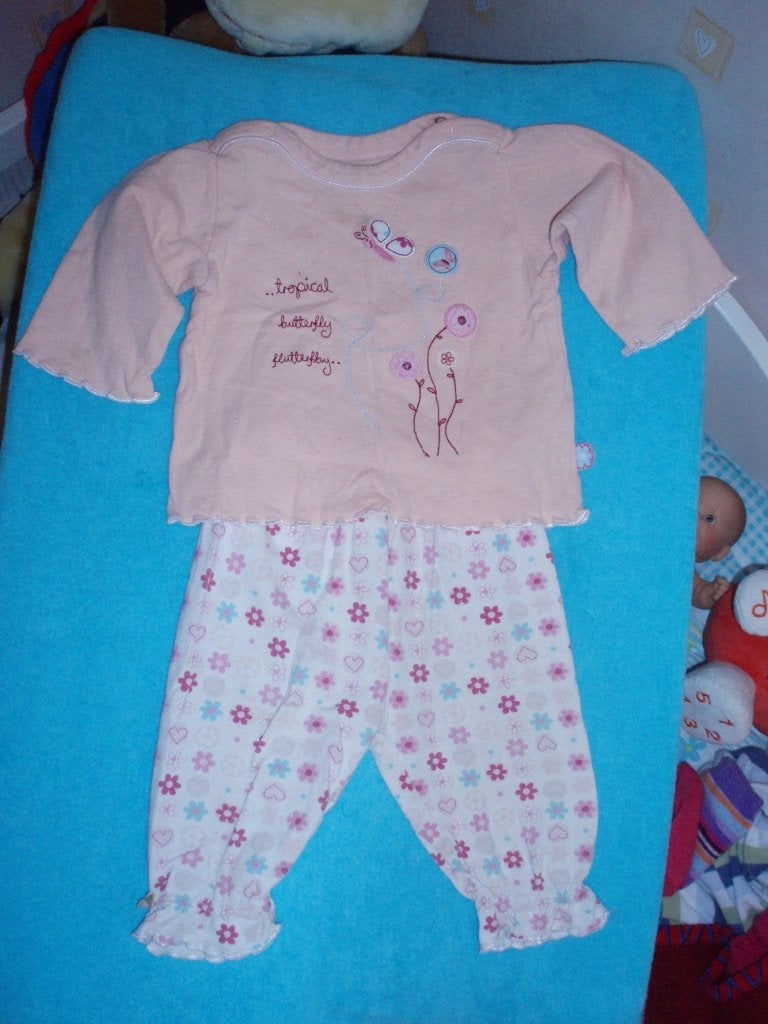 Mothercare alloverprint meisjes pyjama pijama pyama maat 68, Nacht- of Onderkleding, Meisje, Nieuw, Ophalen of Verzenden