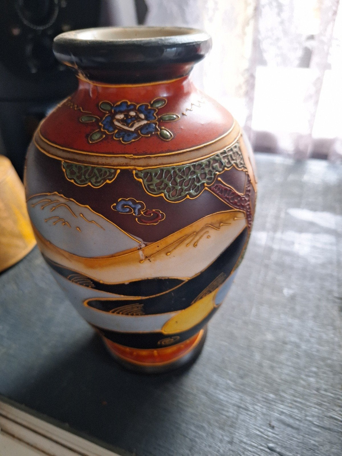 Antieke Japanse Satsuma Vaas - Handgeschilderd, Antiek en Kunst, Ophalen