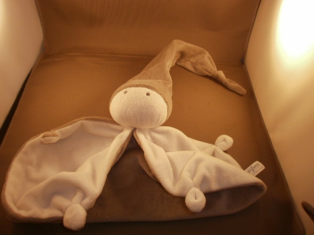 Difrax spook grote versie grijs/wit velours lange muts met, Kinderen en Baby's, Speelgoed | Knuffels en Pluche, Overige merken