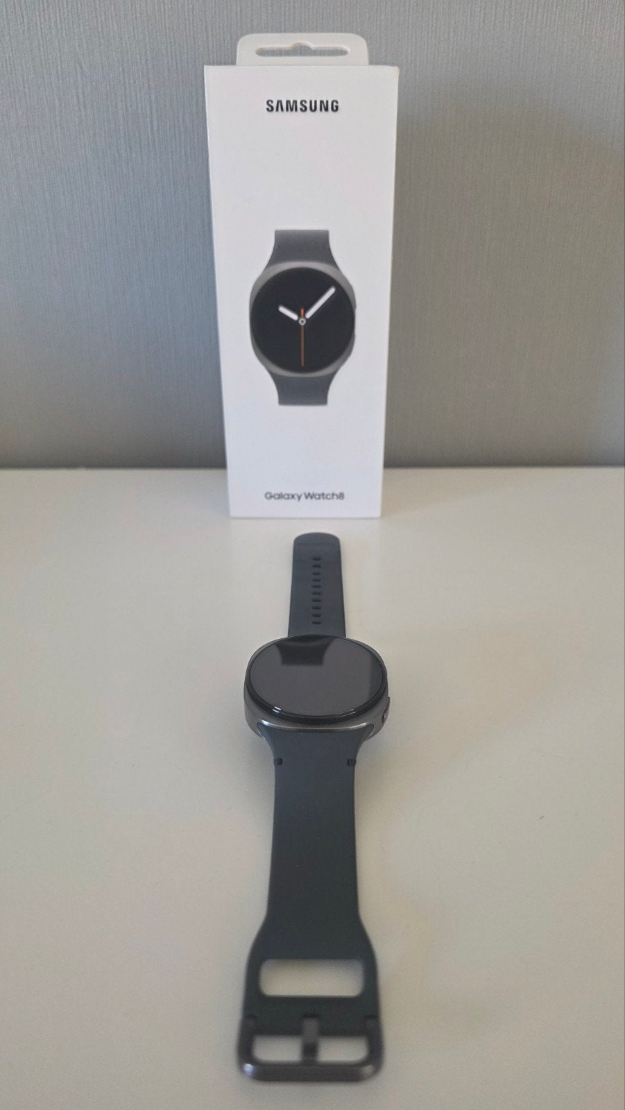 Samsung Galaxy Watch 8 - Grijs - smartwatch, Zwart, Ophalen of Verzenden, Zo goed als nieuw, Samsung