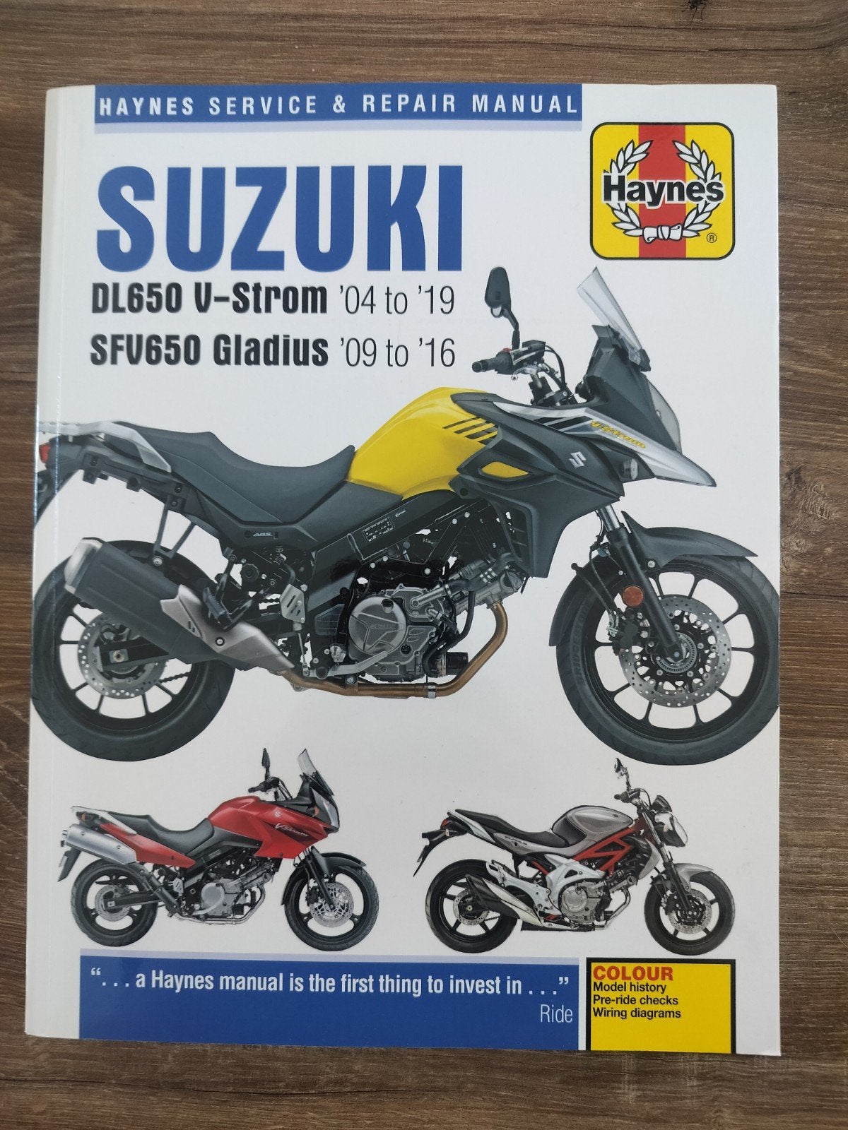 Haynes Suzuki DL650 V-Strom SFV650 Gladius Service Manual, Motoren, Handleidingen en Instructieboekjes, Ophalen of Verzenden