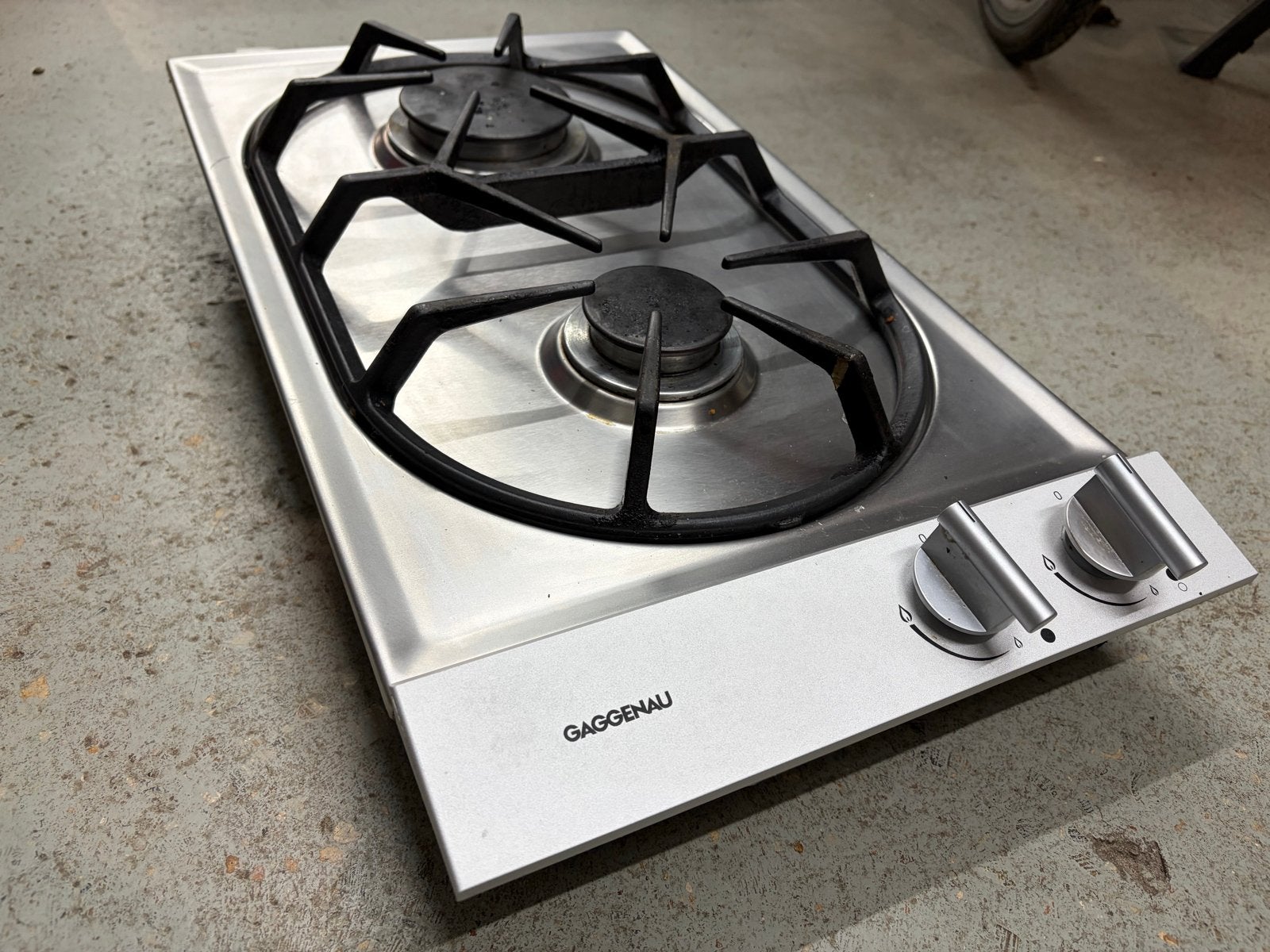 Gaggenau VG 232 NL Domino Gaskookplaat - 2 Pitten, Witgoed en Apparatuur, Gebruikt, 3 kookzones of minder, Ophalen of Verzenden