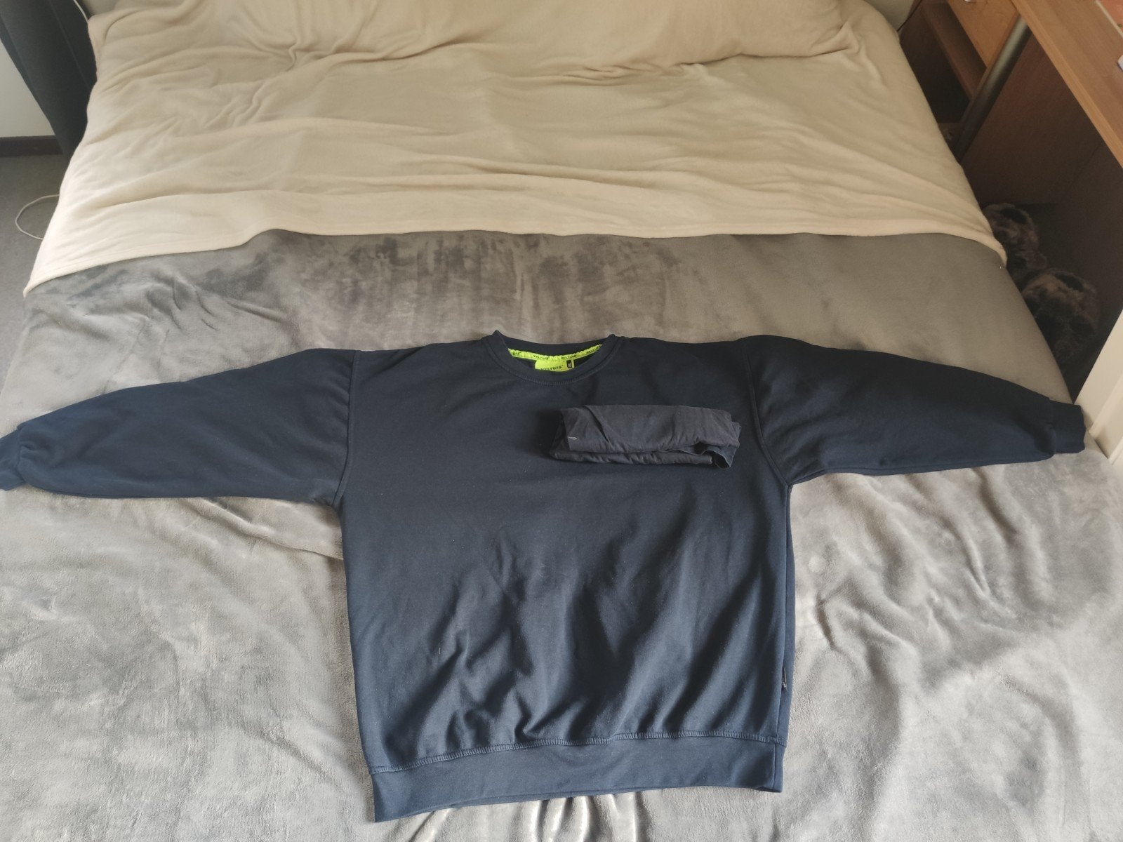 VELTUFF Real Workwear Donkerblauwe Sweatshirt 3XL, Ophalen of Verzenden, Gedragen