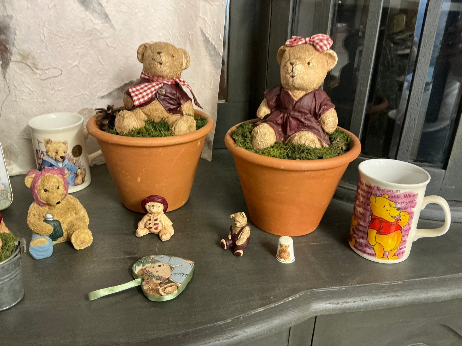 Verzameling beren, 2 bekers, vingerhoed etc € 15 in een koop, Ophalen of Verzenden, Zo goed als nieuw, Overige merken