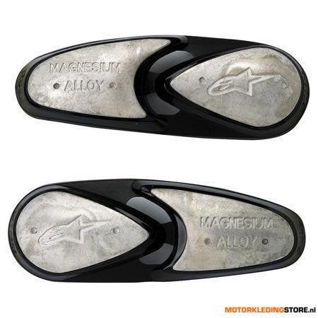 Alpinestars Magnesium Replaceable Toe Slider, Grijs, Motoren, Kleding | Motorkleding, Nieuw met kaartje, Ophalen of Verzenden