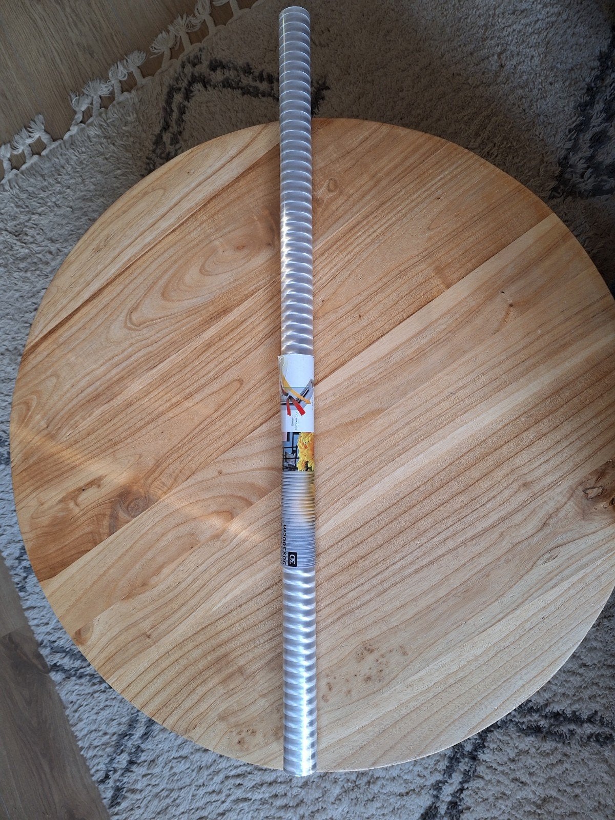 Homewell Statische Raamfolie Lamellen 90x300cm, Ophalen, 80 tot 120 cm, Overige typen, Nieuw