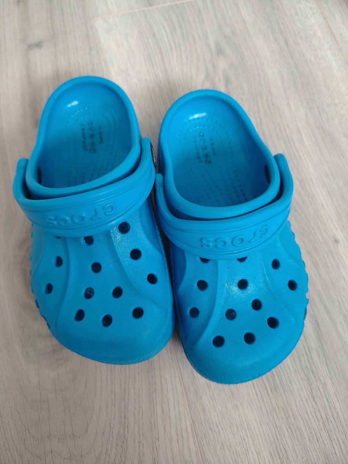 Blauwe Crocs voor kinderen - Maat 9 (ongeveer 26/27 EU), Gebruikt, Crocs, Jongen of Meisje, Schoenen
