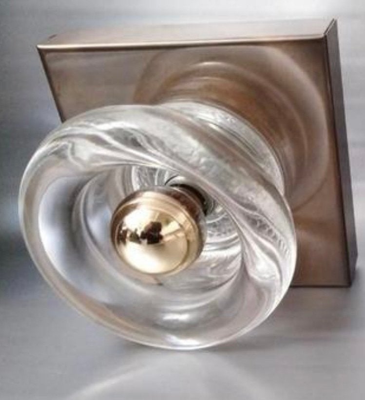 Cosack Leuchten Wandlampen set van 3, Ophalen of Verzenden, Lamp, Zilver, Glas
