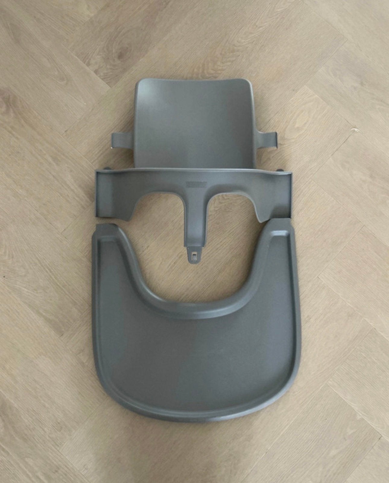 100% origineel Stokke Play Tray + babyset Storm Grey, Meegroeistoel, Stokke, Stokke, Ophalen of Verzenden