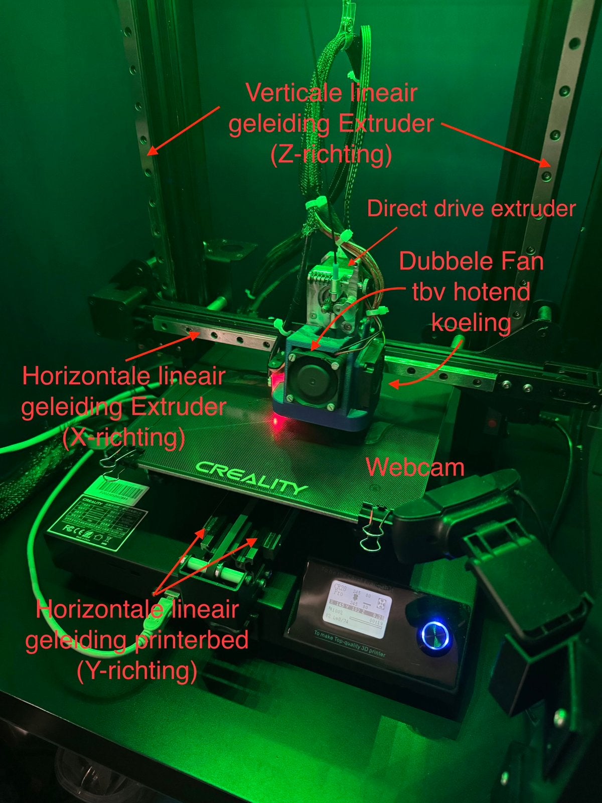 Creality CR20 Pro 3D printer, geüpgraded en onderhouden, Ophalen, Gebruikt, Ingebouwde Wi-Fi, Filament
