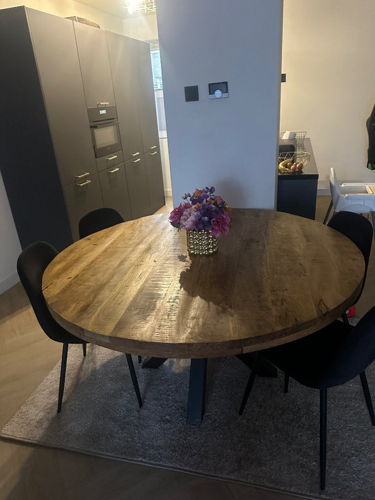 Eettafel en salontafel, Ophalen, Overige materialen, 50 tot 100 cm, Zo goed als nieuw