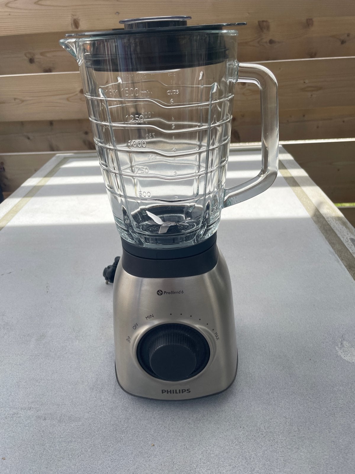 Philips ProBlend 6 Blender - Krachtige Keukenmachine, Witgoed en Apparatuur, Ophalen of Verzenden, Zo goed als nieuw, Blender