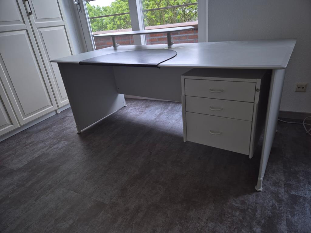 Gratis bureau 175x85x78 cm, Ophalen, Met lades, Gebruikt