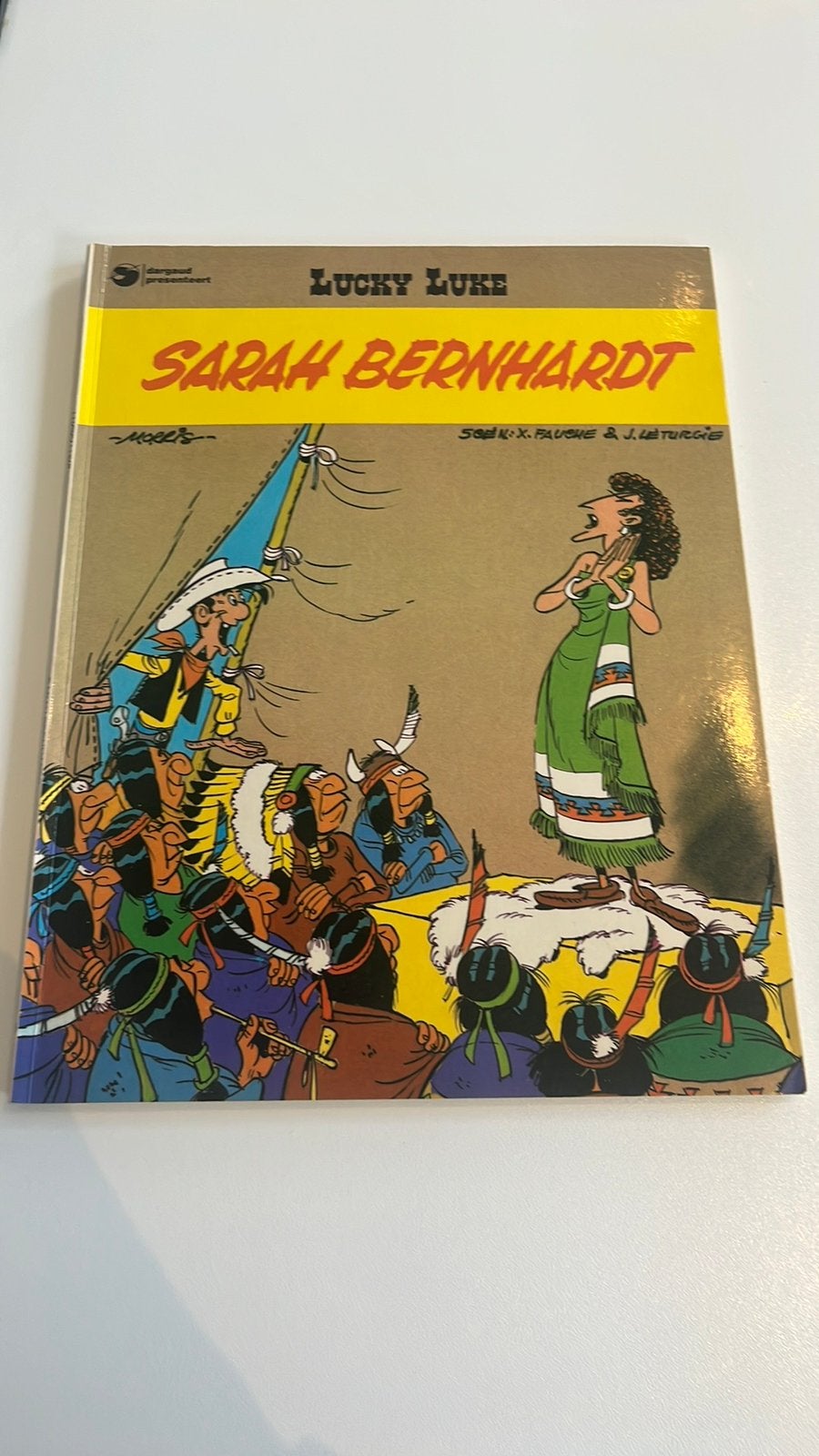 Sarah Bernhardt, Lucky Luke, Boeken, Stripboeken, Eén stripboek, Ophalen of Verzenden, Gelezen