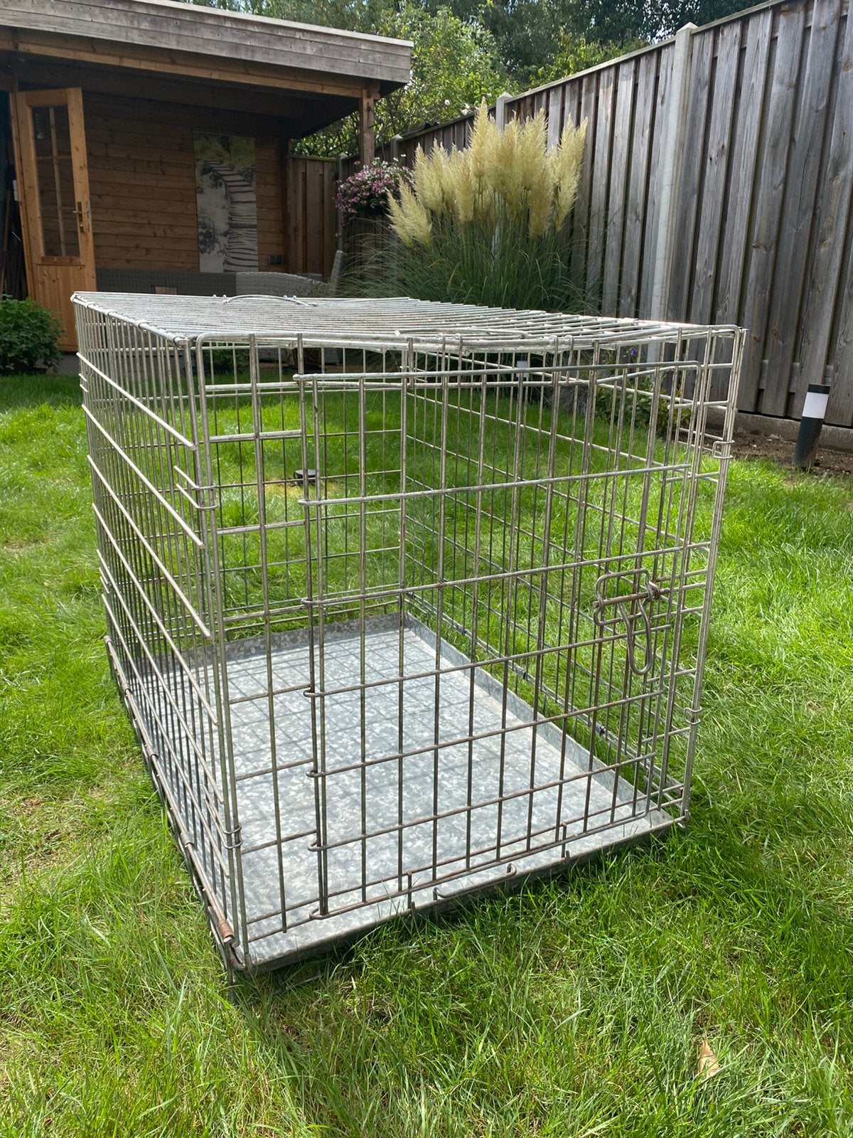 Honden bench, Dieren en Toebehoren, Ophalen, Gebruikt, 65 tot 100 cm, Hondenhok