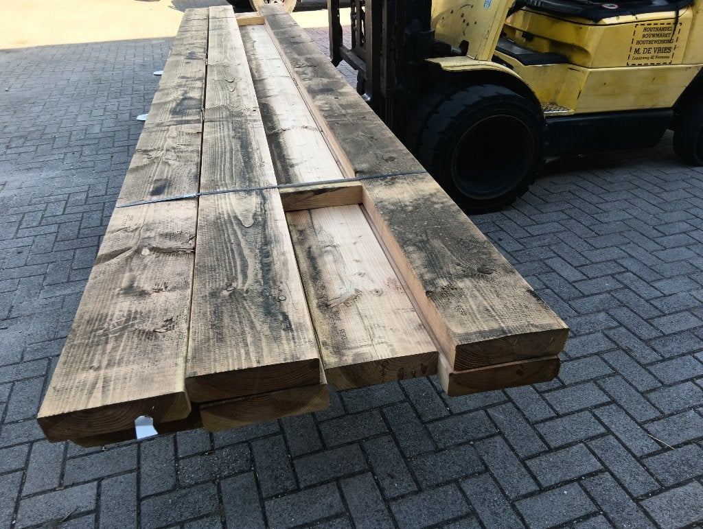 restpartij douglas balken, Ophalen, Gebruikt, 250 cm of meer, Balken