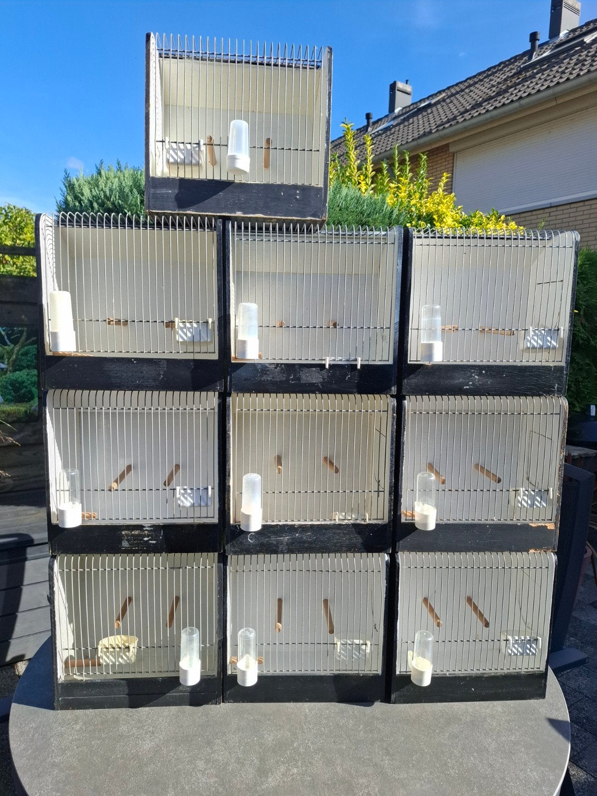 10 mooie tt kooitjes, Dieren en Toebehoren, Ophalen of Verzenden, Hout, Vogelkooi