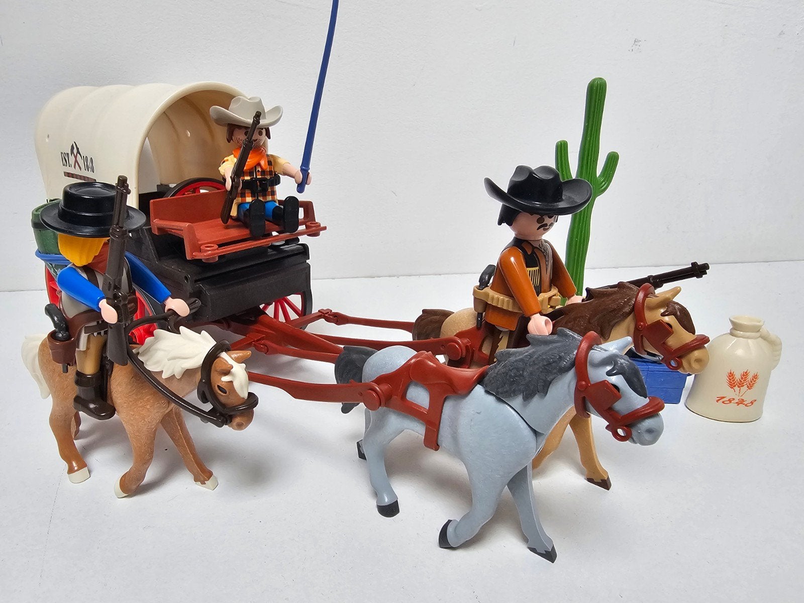 Playmobil Western Set: Cowboys, Paarden en Huifkar, Ophalen of Verzenden