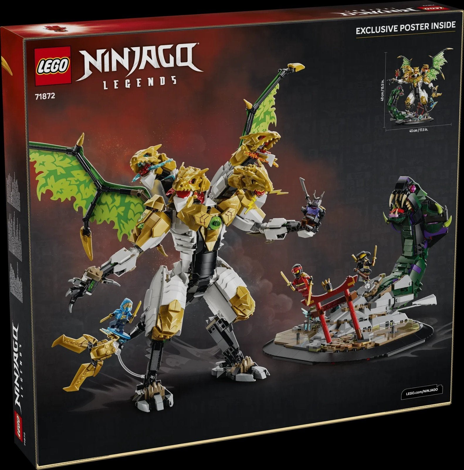 LEGO Ninjago Legends 71872 - Gouden Draak, Inclusief minifiguren, Lego, Nieuw, Ophalen of Verzenden