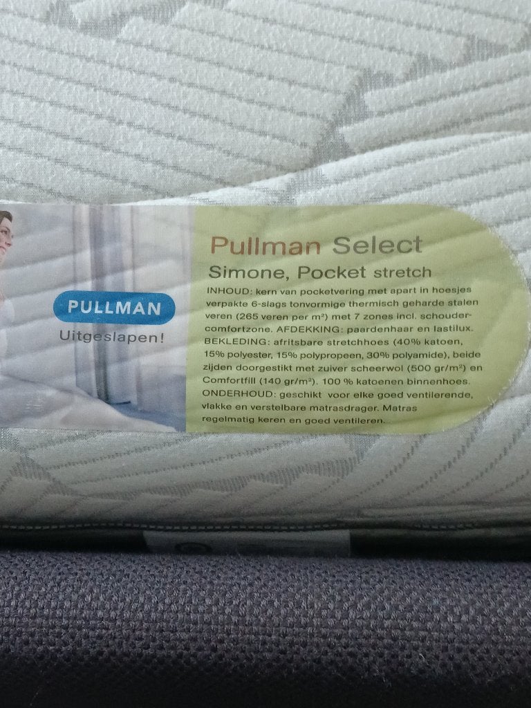 Pullman matras 2 stuks 80x200, Ophalen, Gebruikt, Eenpersoons, 80 cm