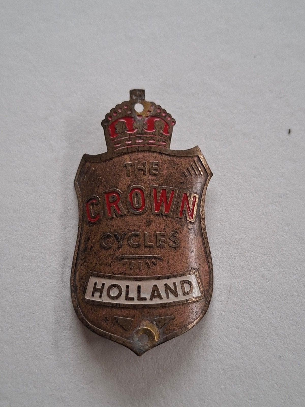 FIETSPLAATJE  CROWN, Ophalen of Verzenden, Gebruikt