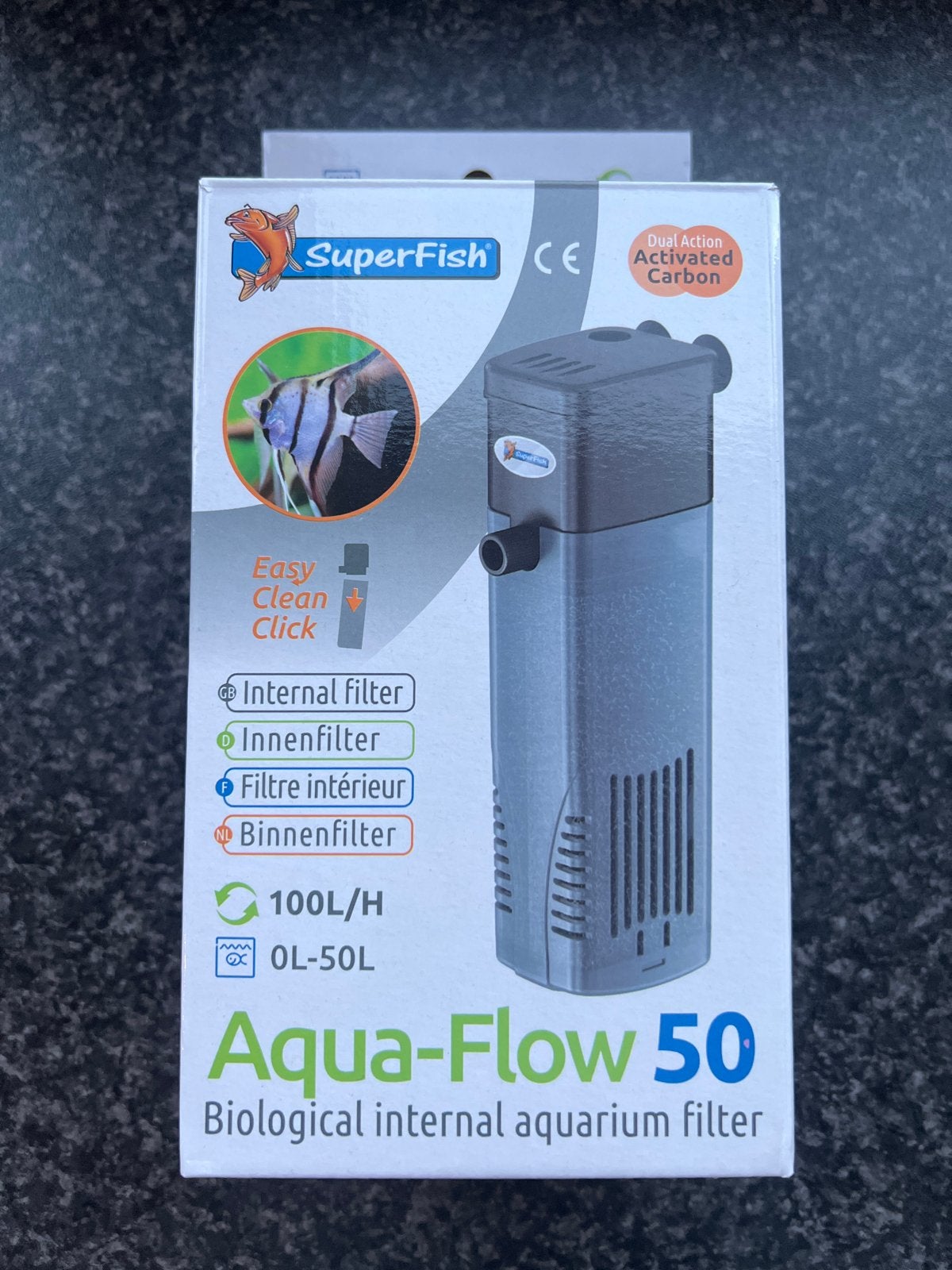 SuperFish Aqua-Flow 50 aquarium filter Nieuw!, Dieren en Toebehoren, Ophalen of Verzenden, Nieuw, Filter, Superfish