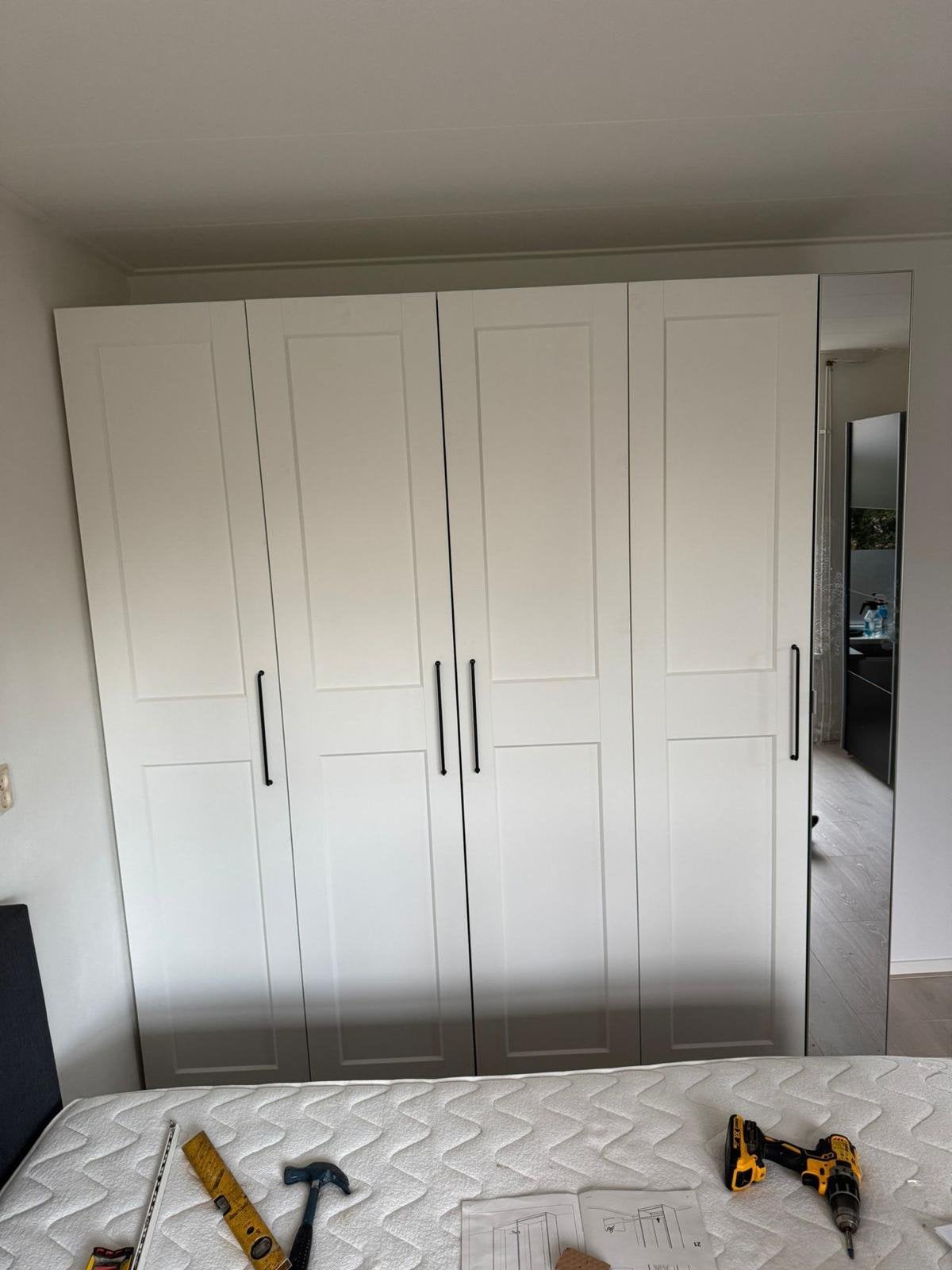 Ikea Pax kledingkast 275 cm wit, 200 cm of meer, Zo goed als nieuw, 200 cm of meer, Overige houtsoorten