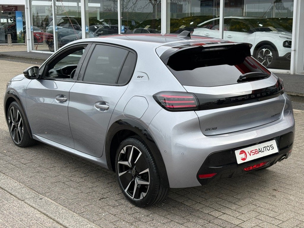 Peugeot 208 1.2 HYBRID AUT. GT LED NAVI CAMERA CARPLAY AIRCO, Auto's, 101 pk, Gebruikt, Huisgarantie, 1199 cc
