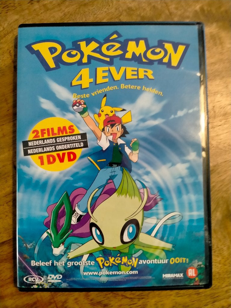 Pokemon 4ever 4 ever tekenfilm dvd 2 films, Cd's en Dvd's, Alle leeftijden, Verzenden, Gebruikt, Overige soorten