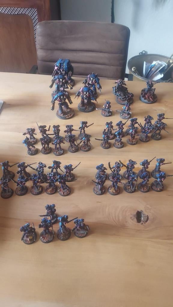 Night Lords Horus Heresy Leger, Hobby en Vrije tijd, Wargaming, Gebruikt, Warhammer, Figuurtje(s), Geverfd, Ophalen of Verzenden