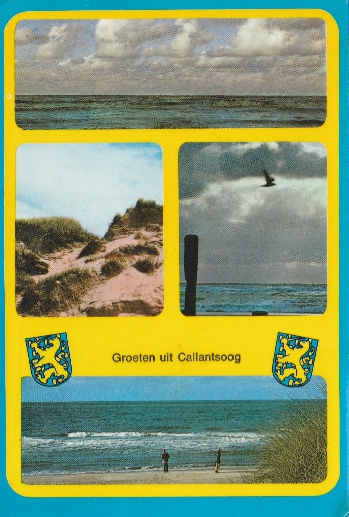 CALLANTSOOG Duin Strand Zee Groeten, Verzamelen, Verzenden, 1960 tot 1980, Gelopen, Noord-Holland