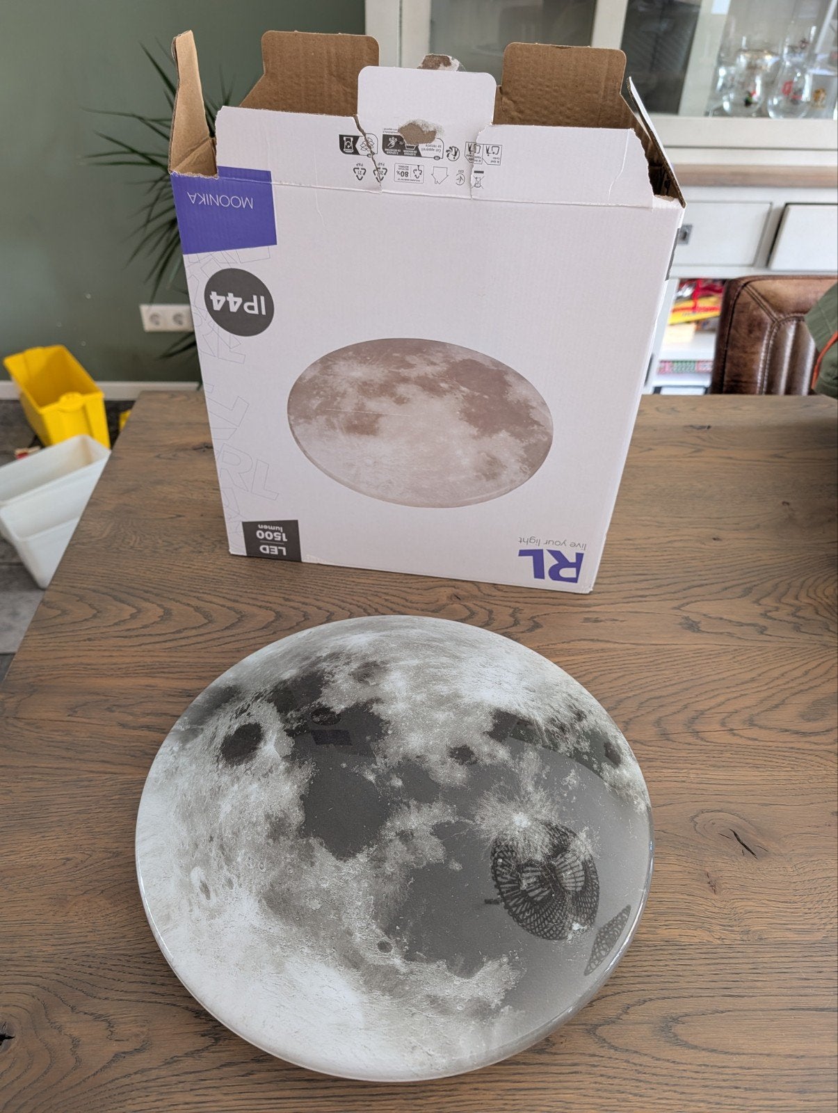 plafondlamp maan, Ophalen of Verzenden, Nieuw, Plafondlamp