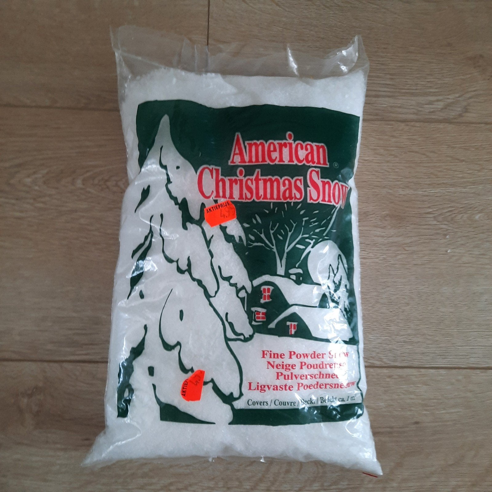 1 zak American Christmas Snow ligvaste poedersneeuw sneeuw, Ophalen of Verzenden, Nieuw