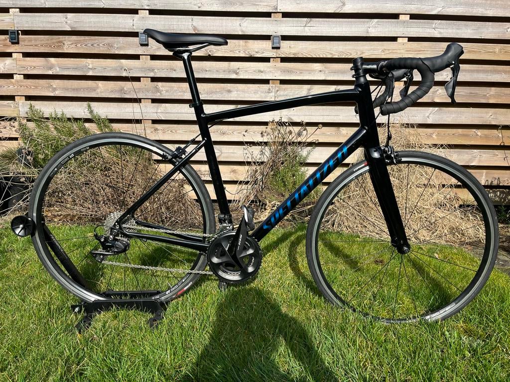 Specialized Allez Elite racefiets zwart/blauw 58 cm, Fietsen en Brommers, Fietsen | Racefietsen, 28 inch, Gebruikt, Heren, Aluminium