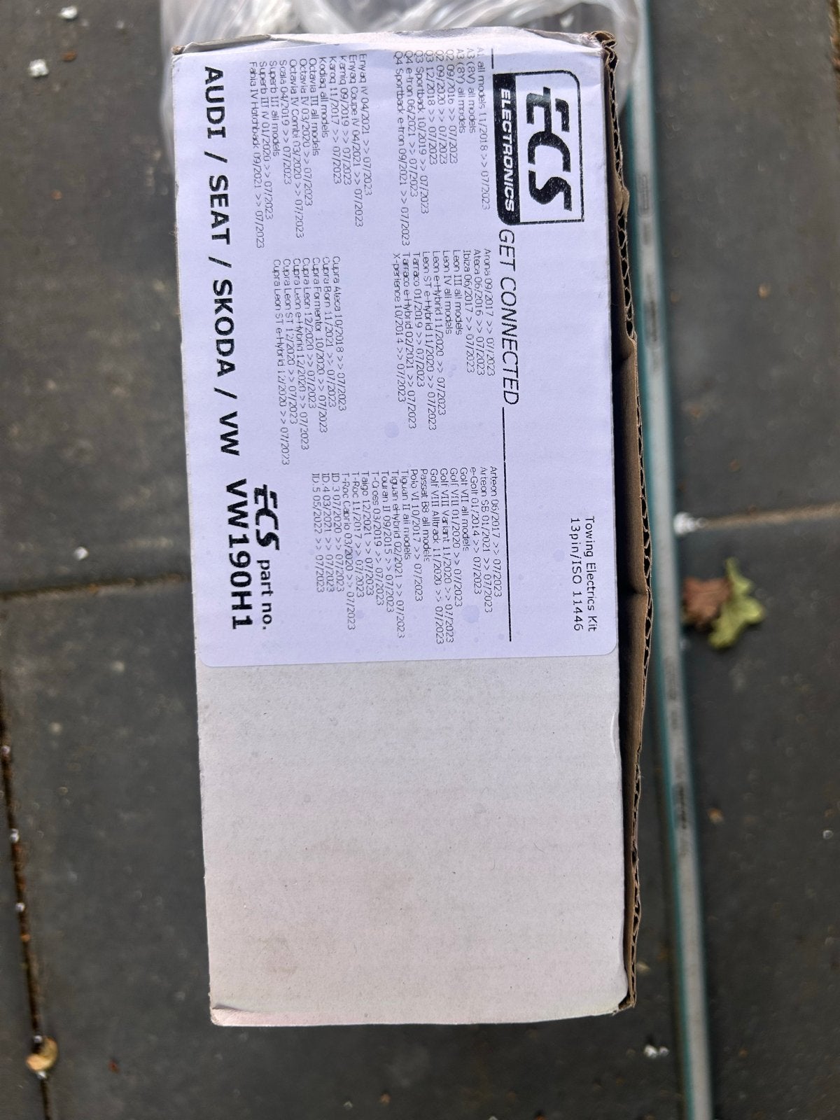 ECS Trekhaak Kabelset VW190H1 voor Audi/Seat/Skoda/VW, Ophalen, Nieuw