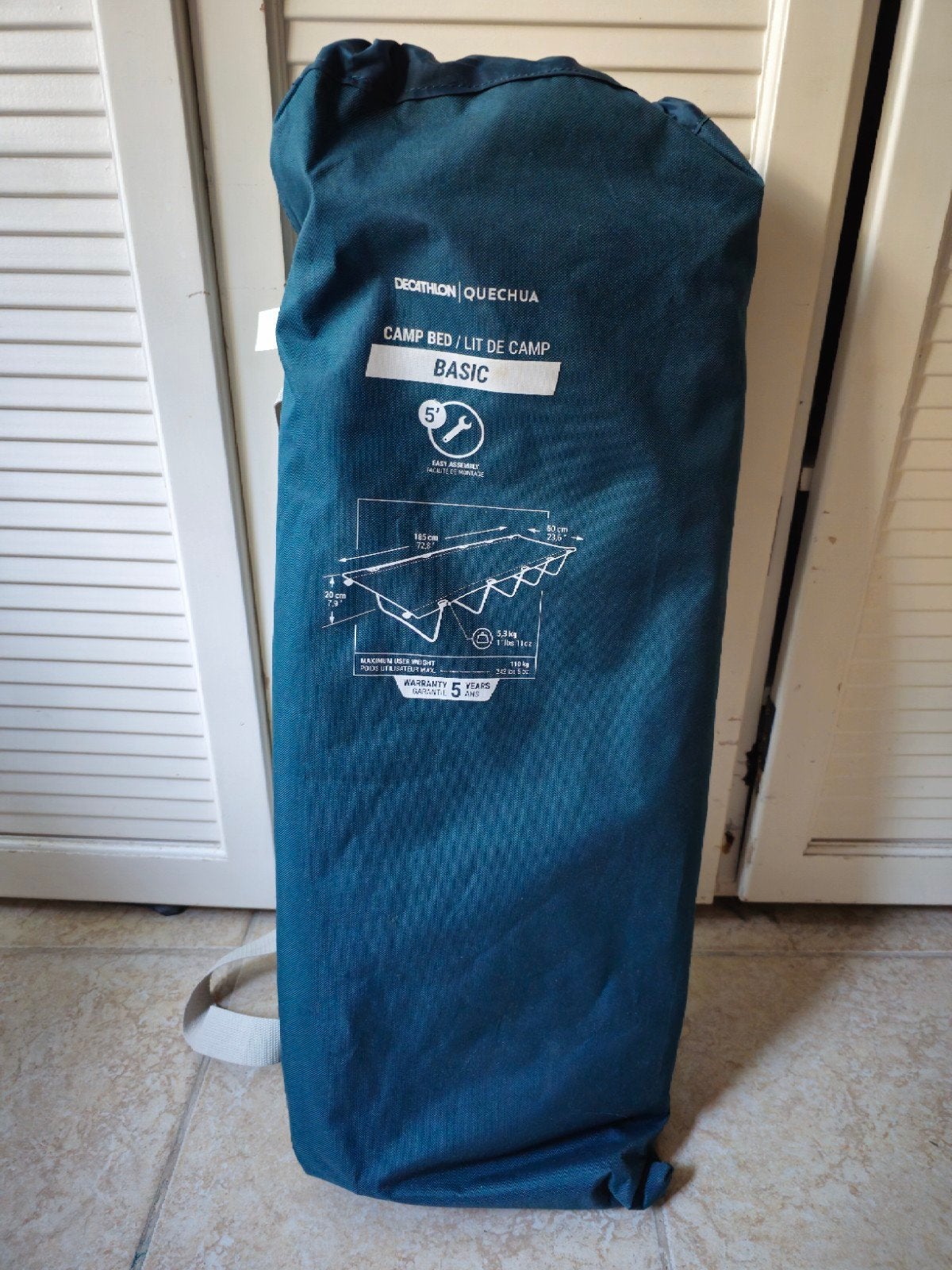 Decathlon Quechua Basic Camp Bed - Nieuw in verpakking, Ophalen of Verzenden, Zo goed als nieuw