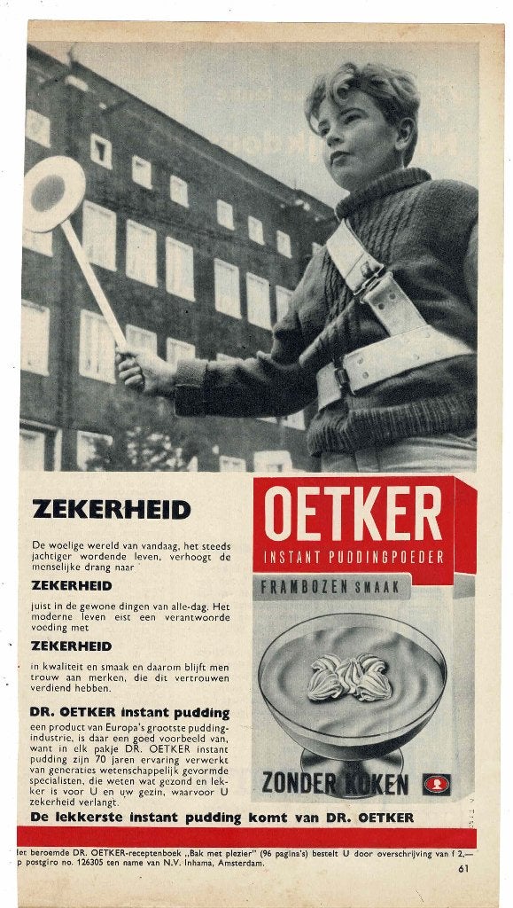 De lekkerste instant pudding komt van DR.OETKER, Verzenden, Zo goed als nieuw, Overige typen