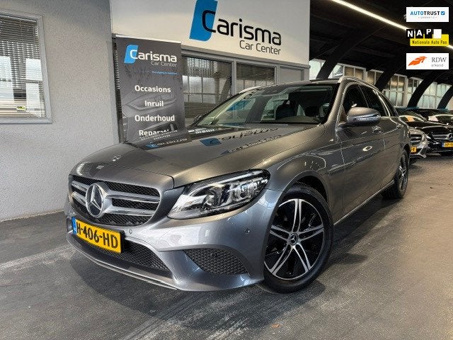 Mercedes-Benz C-klasse Estate 180 Business Solution Aut.|1e, Automaat, Dealer onderhouden, Leder en Stof, Automatische klimaatregeling