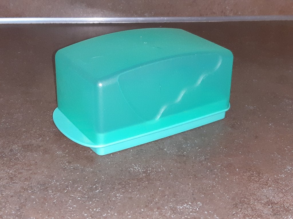 Tupperware botervloot uitmuntend turquoise, Ophalen of Verzenden, Overige typen