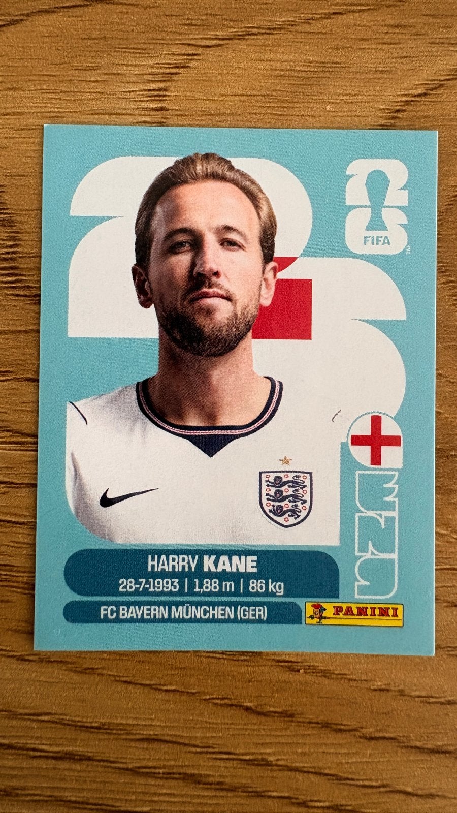 Harry Kane Panini FIFA, Ophalen of Verzenden, Zo goed als nieuw, Buitenlandse clubs, Overige typen