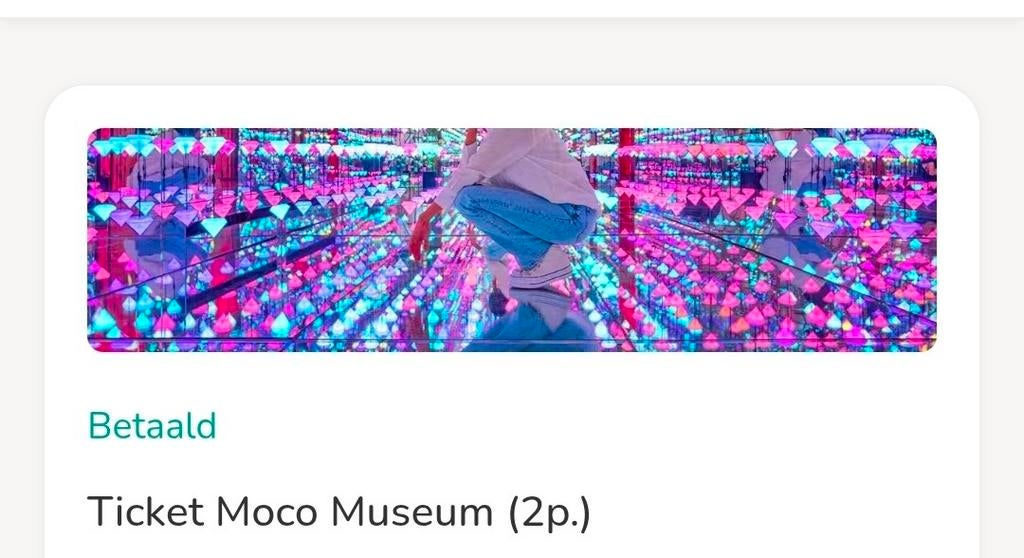 Ticket moco museum 2p, Twee personen