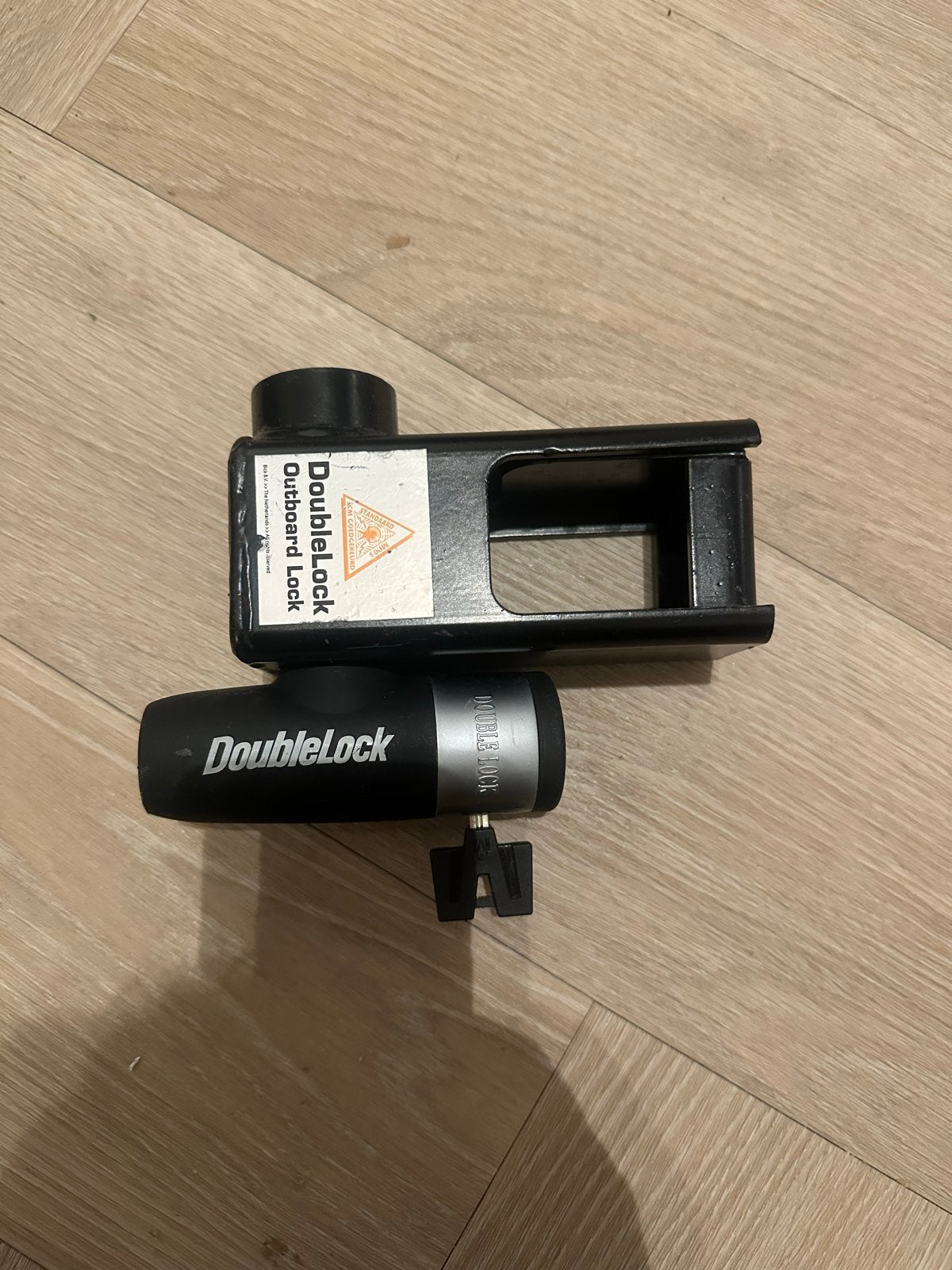 DoubleLock Outboard Lock - Buitenboordmotorslot, Watersport en Boten, Ophalen, Gebruikt, Overige typen