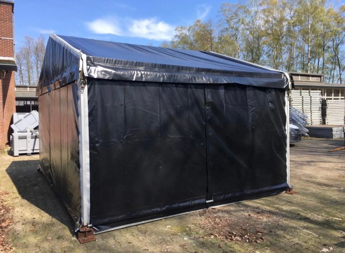 Zwarte Aluhal tent / front off house 5x4 of 5x8, Tuin en Terras, Partytenten, Ophalen of Verzenden, 2 meter of meer, 5 tot 8 meter