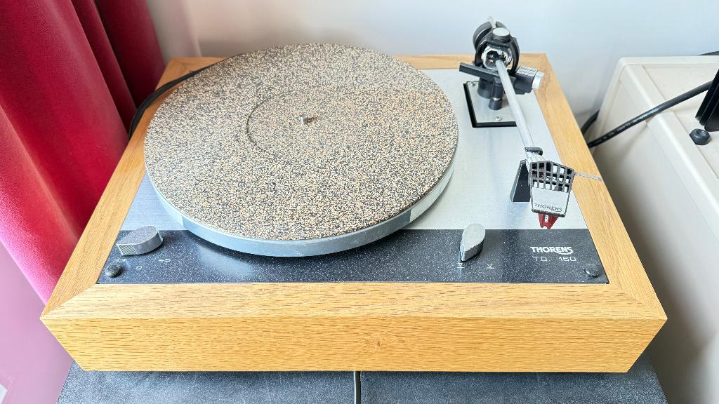 Platenspeler Thorens TD160, Audio, Tv en Foto, Platenspelers, Ophalen, Gebruikt, Platenspeler, Thorens