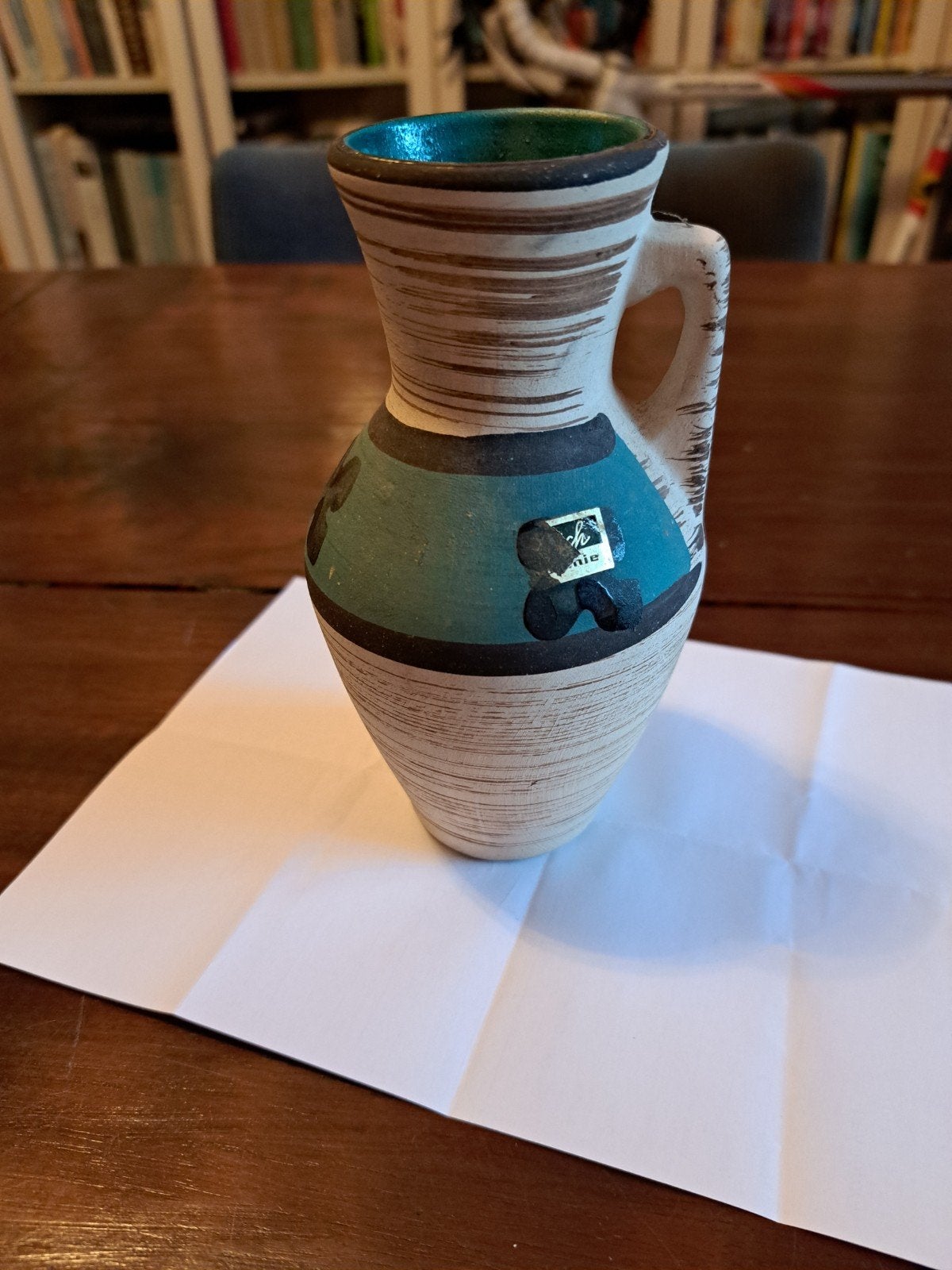 Vintage West-Duits Aardewerk Vaasje , Scheurich keramiek, Ophalen of Verzenden