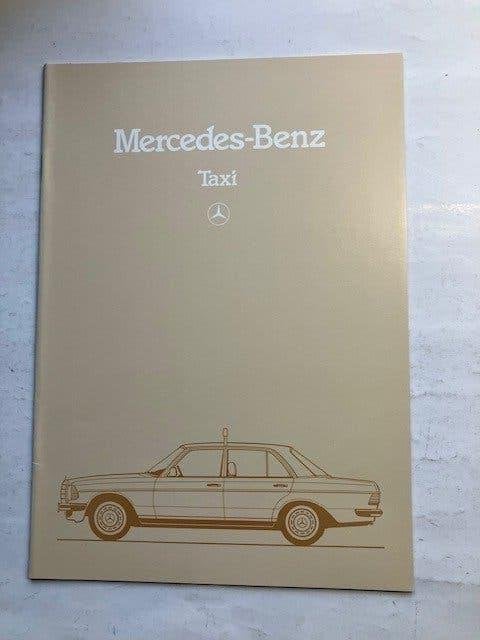 Mercedes-Benz   Taxi   brochure   -    Duits    -    12-1981, Ophalen of Verzenden, Zo goed als nieuw, Mercedes