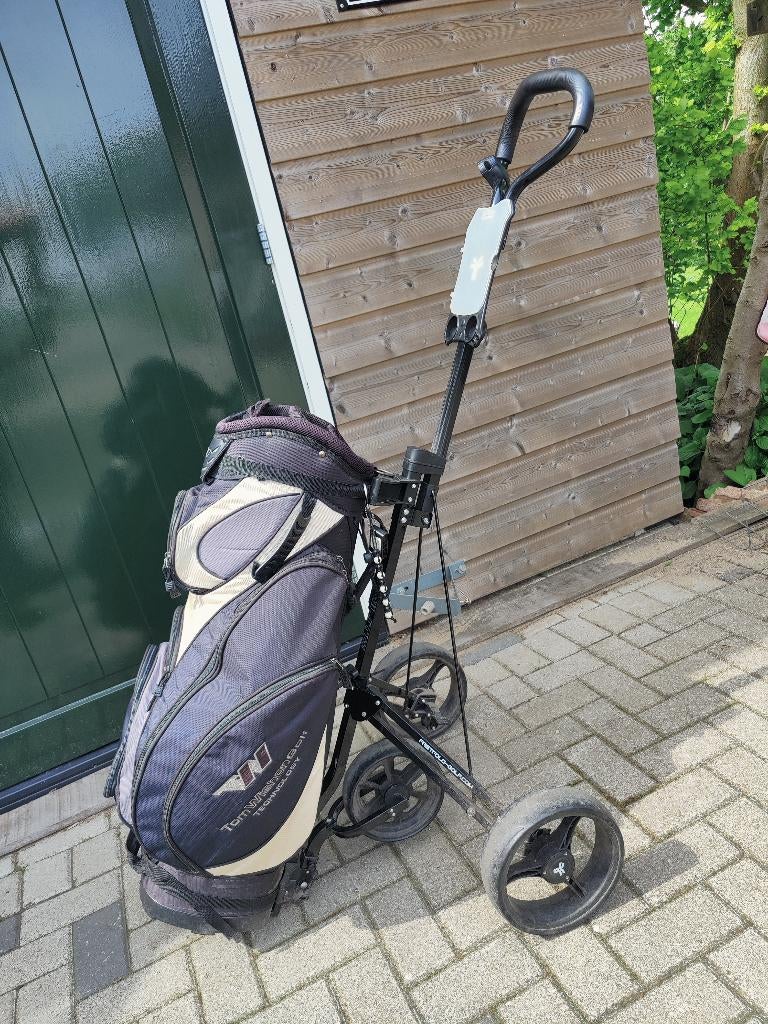 Complete golfset inclusief kar, Ophalen, Gebruikt, Set, Overige merken