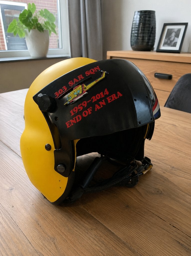 SAR pakket pilotenhelm Nederlandse SAR 303 SQN, Ophalen, Luchtmacht, Nederland, Embleem of Badge